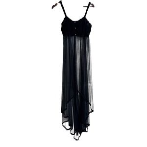 Savage X Fenty Romantic Corded Lace and Tulle Maxi Slip